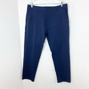 Rhone Commuter Pants Mens 36x33 Blue Performance Chino Stretch Golf Classic Fit